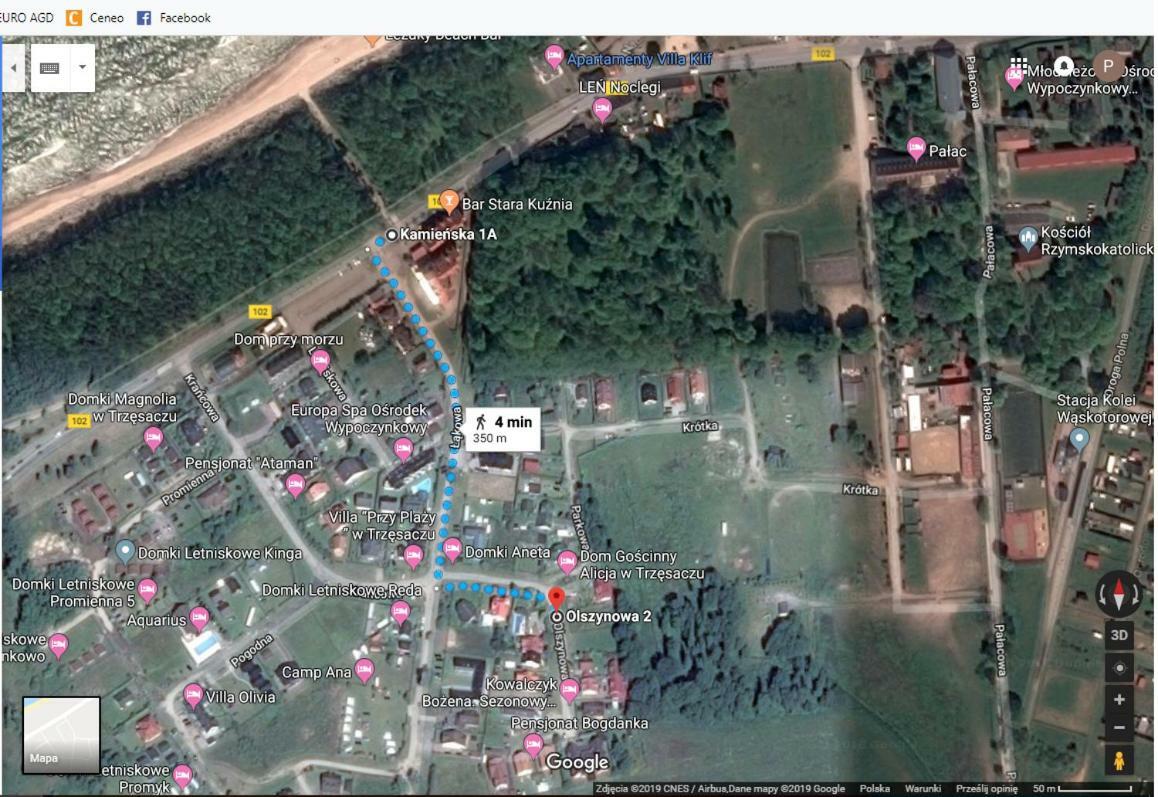 Apartament Z Ogrodkiem เชซัช ภายนอก รูปภาพ
